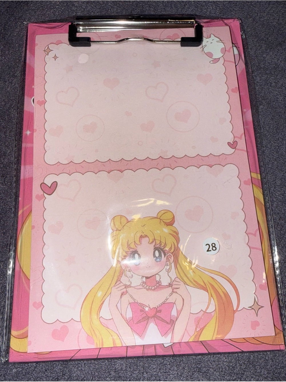 SAILOR MOON Clipboard Notepad -